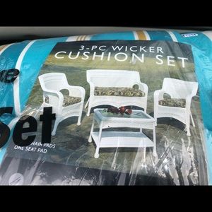 3 piece wicker cushion set (Cushions Only)